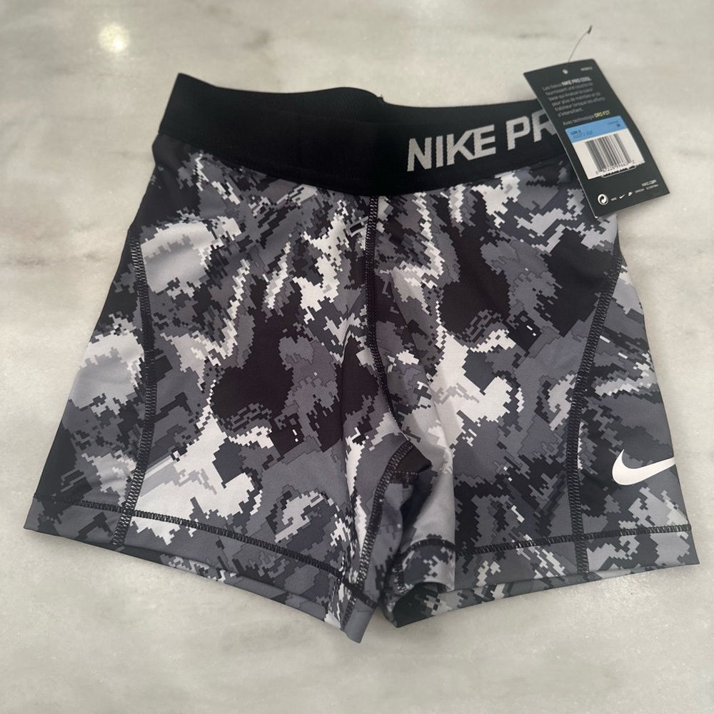 Nike Pro Cool Spandex Volleyball Shorts Girls Size Medium NWT